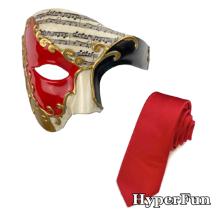 HyperFun Phantom of The Opera Mask Red Gold